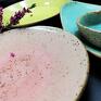 różowa miska różowe dekoracje wnętrz kamionkowe naczynie ceramiczne