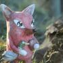 pomysł na upominek ceramiczna - leśne zwierzęta lis figurka prezent na święta