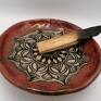 nietuzinkowe ceramika rękodzieło mini talerzyk 5 ręcznie zrobiony