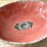Ceramystiq studio ceramika różowa ręcznie robiona „na z umywalka z gliny