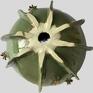 ceramika: Umywalka ceramiczna ręcznie robiona Cactus - wyposażenie zielona