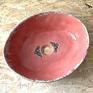 kolorowe ceramika z gliny „na ręcznie robiona umywalka różowa