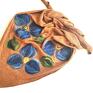 chustki i apaszki: Miodowa chusta handmade wełniana, elementy filcowane to wełna merynosów merino