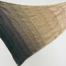 bawełniany szydełkowa asymetryczny szal ombre chustki i apaszki dziergana chusta
