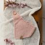 chustka dla dziecka chustka/bandanka różowa naturalne materiały i apaszki dziewczynki