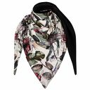 duża wiosenna chusta dwustronna z bawełny