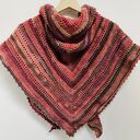 Duża ciepła chusta Summer Morning z wełną merino