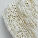 Chusta ślubna handmade ecru - miękka etola Daisy Chain z merino