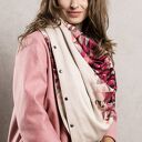 Szal Etola Otulacz Pareo Kamizelka PINK TRIANGLE