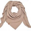 Chusta muślinowa damska bawełniana, trójkątna chusta na jesień wiosnę