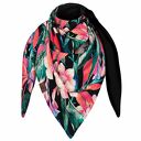 duża wiosenna chusta dwustronna z bawełny