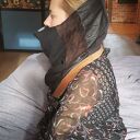 Komin patchworkowy kolory ziemi wciągany przez głowę rozmiar uniwersalny, połączenie różnych mate