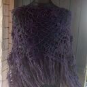 Narzutka w kwiaty, moher ze złotą nitką