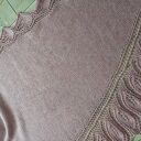 Piękna chusta semele ręcznie robiona na drutach