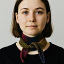 Mini skandynawski szalik Sophie apaszka 100% miękka wełna