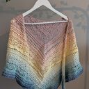 Ażurowa chusta szydełkowa Faded Unicorn - ręcznie robiona