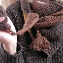 Chusta-Szal z wełny i alpaki