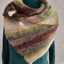 Chustka ręcznie robiona na drutach