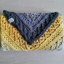 Szydełkowa chusta Nessie