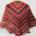 Duża ciepła chusta Summer Morning z wełną merino