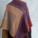 Chusta strzałka ręcznie robiona na drutach