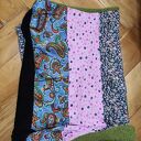 Komin patchworkowy kolorowy folkowy według zasady zero waste, polecam box 44