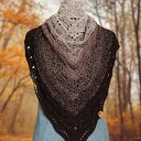 Chusta szydełkowa Dzika orchidea