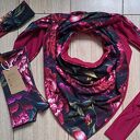 Zestaw Piwonia Handmade - chusta, opaska i mitenki