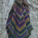 Chusta z wełny merino Selma na wrzosowisku