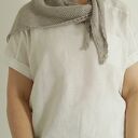 Lniana chustka na głowę - ręcznie robiona bandana z lnu
