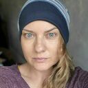 Czapka w paski smerfetka na podszewce, dobra na codzienne noszenie, uniwersalna, polecam polecam box