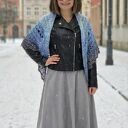 Chusta Szydełkowa "Avir" - Błękitne Ukojenie