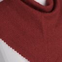 Jesienna chustka i opaska w kolorze czerwonego wina