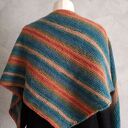 Chustr ręcznie robiona na drutach