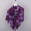 Wiosenna chusta w fioletach