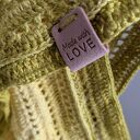 Chusta szydełkowa ręcznie robiona 154x65 cm KOKONEK Classic Limetka Wanilia Morela Malinowy Róż