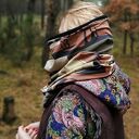 komin szal ciepły w wojskowym stylu unisex-box 01 - komin szal ciepły w wojskowym stylu unisex wymiar