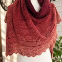 Chusta Mech robiona na szydełku handmade crochet shawl