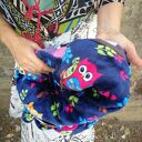 Komin patchworkowy na podszewce - miękki boho folk na wiosnę i jesień