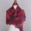 Chusta entrelak w żywych kolorach