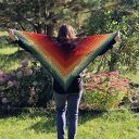 nietuzinkowe chustki i apaszki chusta jesienna magnolia