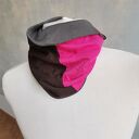 Komin dzianina kolorowy, blisko szyi, polecam 01