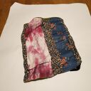 Komin patchworkowy kolorowy folkowy według zasady zero waste, polecam box 44