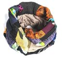 Komin patchworkowy kolorowy folkowy według zasady zero waste box 44