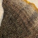 Chusta szydełkowa z merino Kokonek Classic - błękitno-beżowa (handmade)