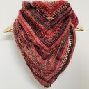 Duża ciepła chusta Summer Morning z wełną merino