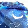 Wielki jedwabny - księżyc gwiazdy chustki i apaszki galaktyka szal jedwab