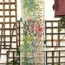chustki i szal jedwabny polskie zioła, ręcznie apaszka malowana jedwab kwiaty