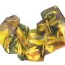 chustki i żółte szal jedwabny ważka apaszki malowane ręcznie