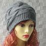 Alba Design Oversize - Beanie Czapka Zimowa Kolor grey - kobieta